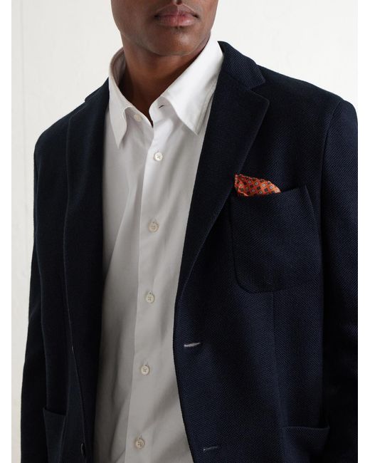 Slowear White Cotton Oxford Shirt for men