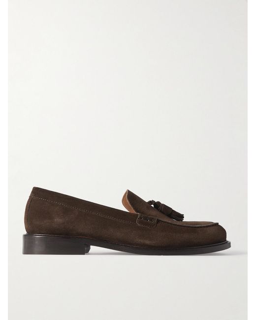 Mr P. Brown Scott Suede Penny Loafers for men