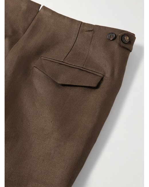 Pantaloni A Gamba Affusolata di Incotex in Blue da Uomo