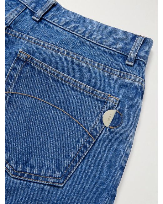 Folk Blue Straight-Leg Jeans for men