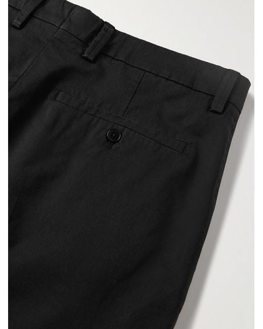 NN07 Black Paw 1804 Straight-Leg Organic Cotton-Blend Trousers for men