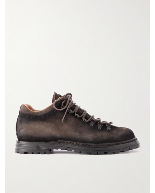 Officine Creative Brown Artik 004 Suede Boots for men