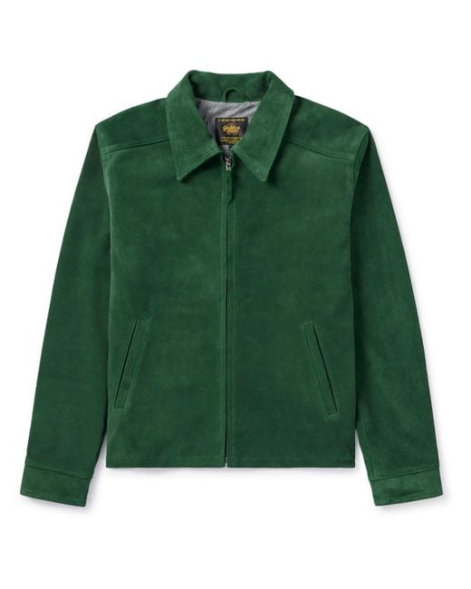 Golden Bear Green Suede Jacket for men