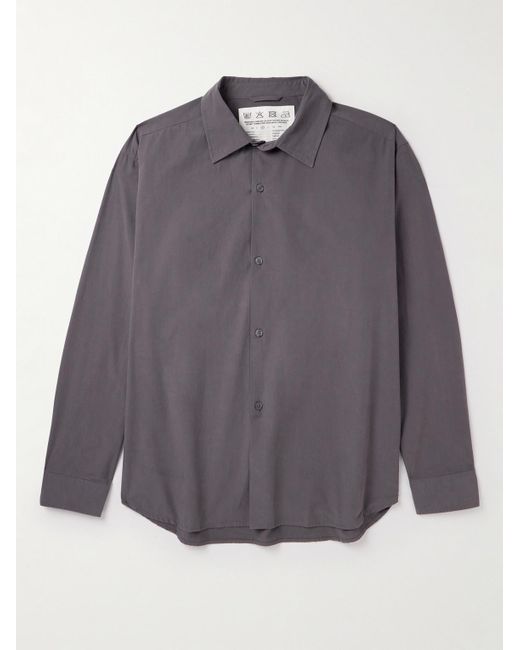 mfpen Gray Generous Organic Cotton Shirt for men