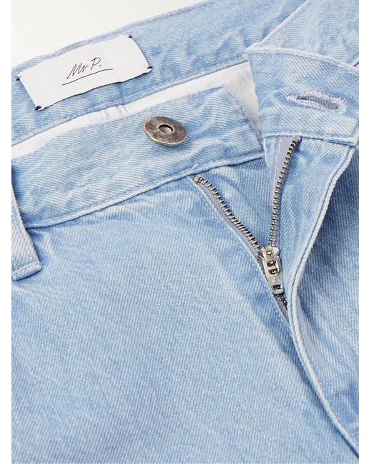 Mr P. Blue Straight-leg Organic Jeans for men
