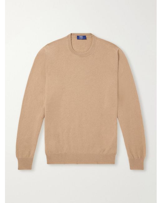 Fedeli Natural Argentina Cashmere Sweater for men