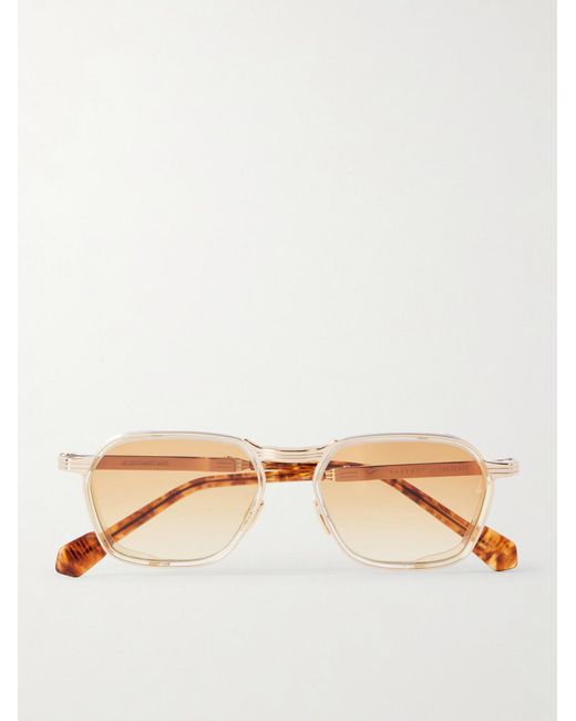 Jacques Marie Mage Natural Beckett D-Frame Titanium And Acetate Sunglasses for men