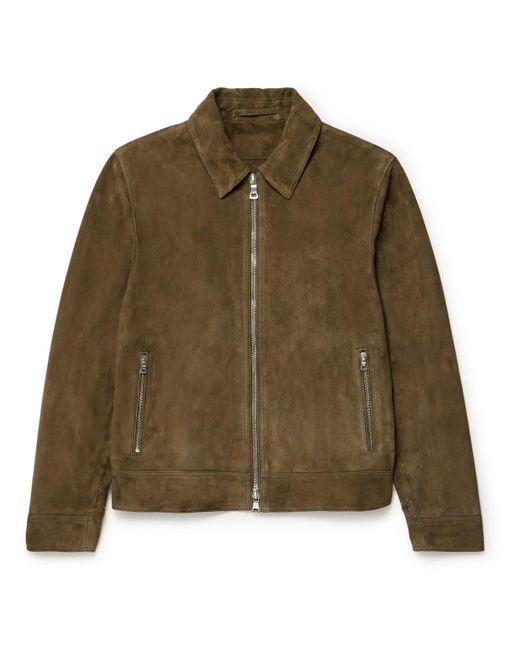 Mr P. Green Suede Jacket for men