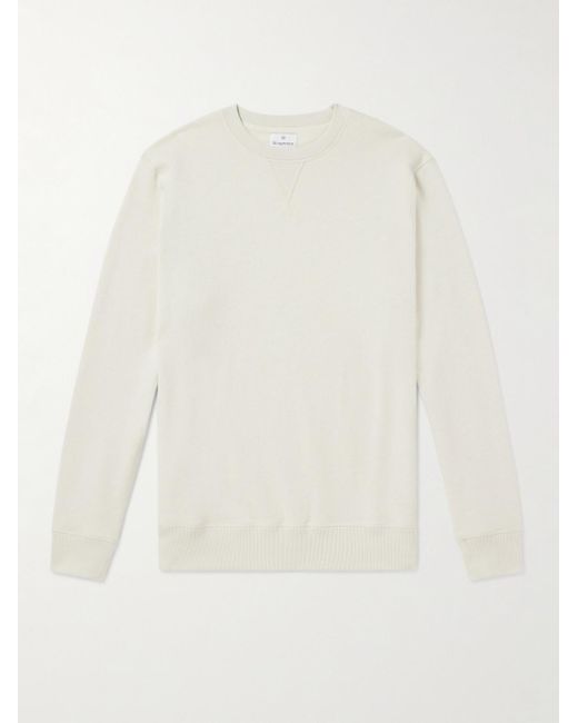 Kingsman White Cotton And Cashmere-blend Jersey Sweatshirt for men