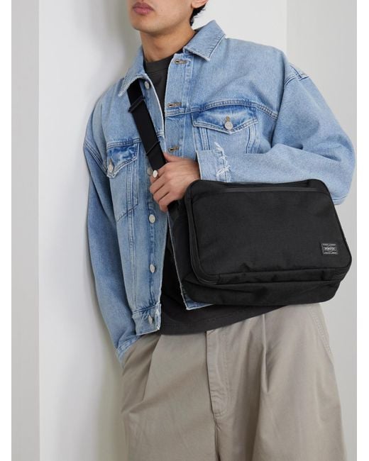 Porter-Yoshida and Co Hybrid Umhängetasche aus CORDURA®-Nylon in Black für Herren