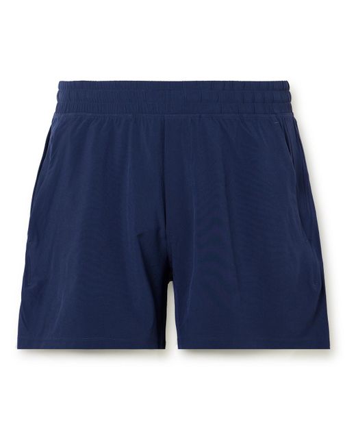 lululemon athletica Blue Pace Breaker Straight-leg Mesh-trimmed Stretch Recycled-shell Shorts for men