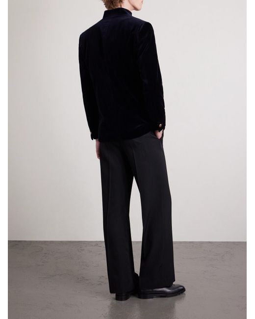 Favourbrook Blue Cotton-velvet Jacket for men