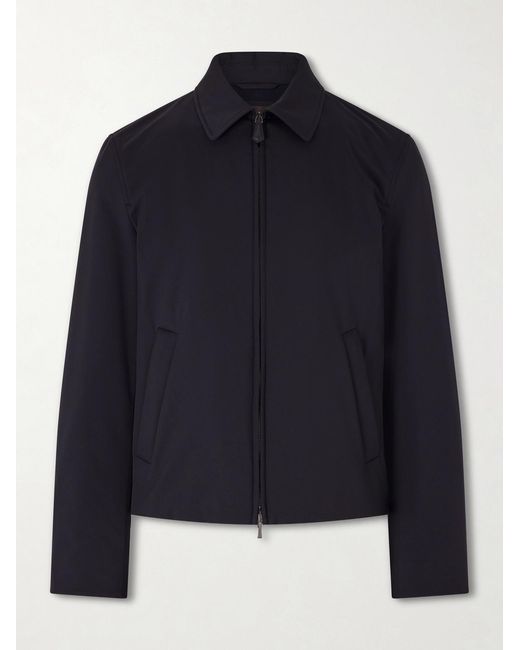 Loro Piana Blue Mathis Windwishtm Blouson Jacket for men