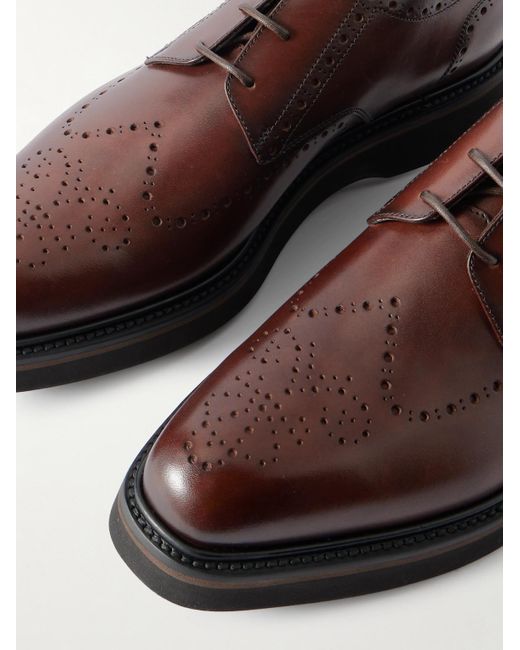 Berluti Brown Alessio Leather Brogues for men