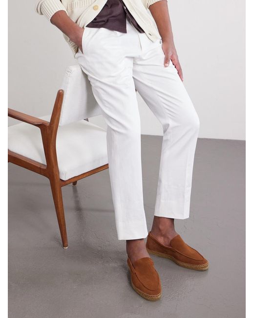 Castaner Brown Nino Suede Espadrilles for men