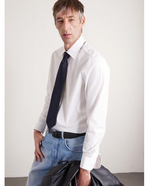 8Cm Silk Tie di Tom Ford in Blue da Uomo