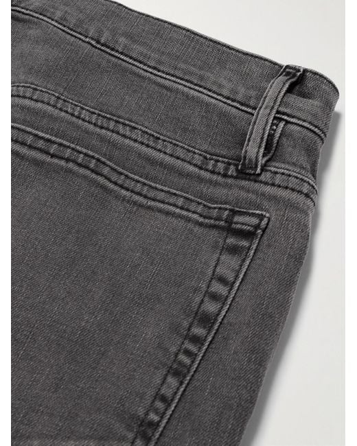 FRAME Gray L'Homme Slim-Fit Denim Jeans for men