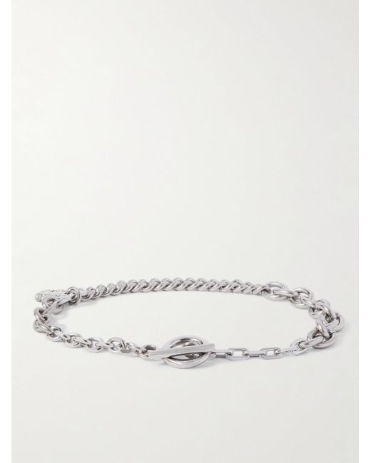 Paul Smith Natural Silver-tone Chain Bracelet for men