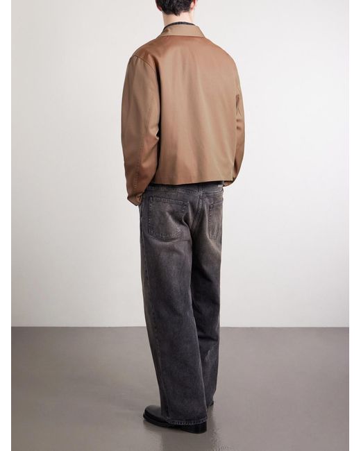 Our Legacy Brown Mini Virgin Wool Jacket for men