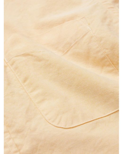Beams Plus Natural Button-down Collar Cotton Oxford Shirt for men