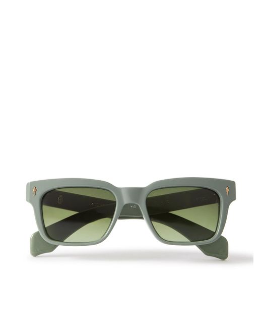 Jacques Marie Mage Green Molino D-frame Acetate Sunglasses for men