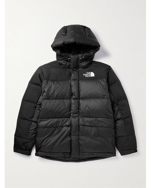 The North Face Black Himalayan Logo-embroidered Quilted Padded Nylon-ripstop Down Jacket for men