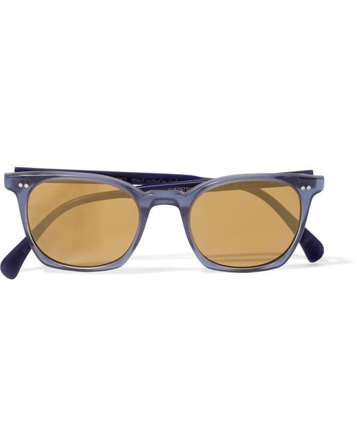 Oliver Peoples Blue L.a. Coen D-frame Acetate Sunglasses for men