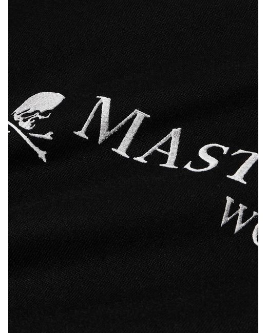 T-shirt in jersey di cotone con logo di MASTERMIND WORLD in Black da Uomo