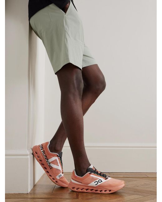 On Shoes Pink Cloudsurfer Next Z5 Rubber-Trimmed Recycled-Mesh Sneakers for men