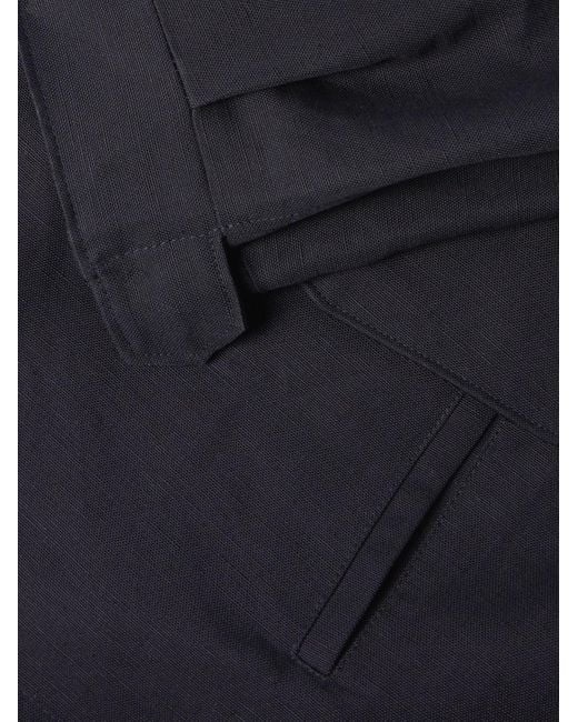 Loro Piana Blue Traveler Rain System® Cotton And Linen-blend Field Jacket for men