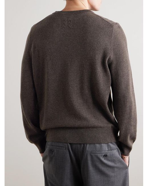 Nili Lotan Gray Julius Cashmere Sweater for men