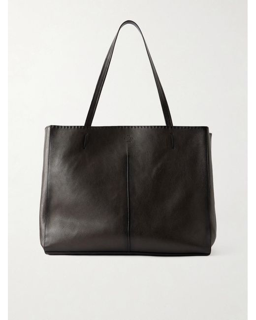 Berluti Black Leather Tote Bag for men