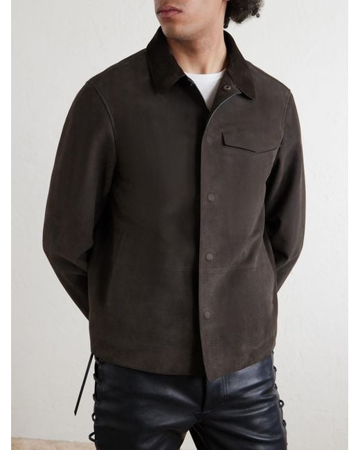 Tom Ford Black Nubuck Jacket for men