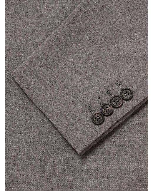 Eleventy Gray Wool-blend Suit Jacket for men
