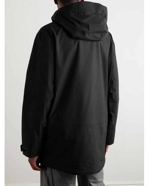 Loro Piana Black Nuptse Clima System Hooded Ski Jacket for men