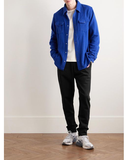 Canada Goose Black Huron Tapered Logo-Appliquéd Cotton-Jersey Sweatpants for men
