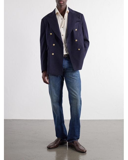 Fortela Blue John Straight-Leg Jeans for men