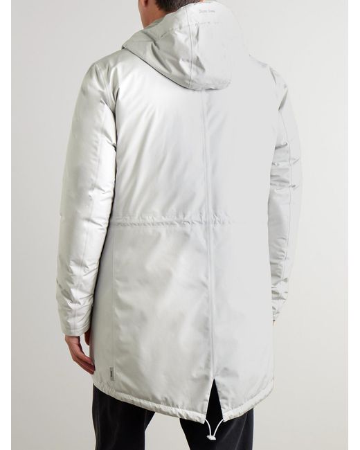 Laminar White Shell Down Parka for men