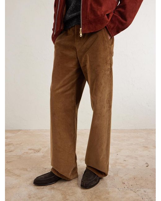 Mr P. White Split-Toe Suede Penny Loafers for men