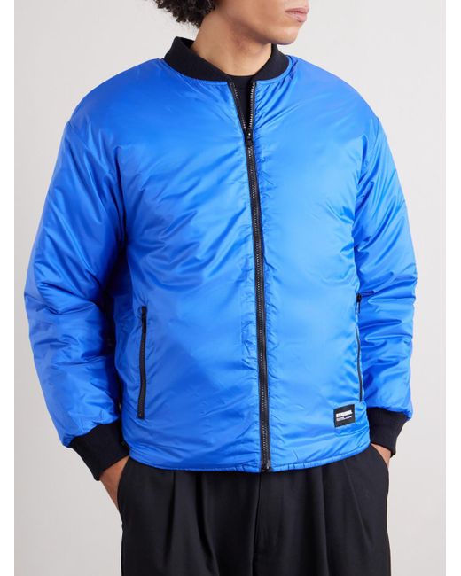 Neighborhood Black Reversible Padded Shell Jacket for men