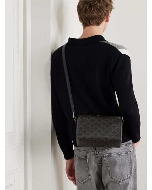 Borsa A Tracolla Mini di Céline in Black da Uomo