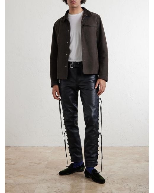 Tom Ford Black Nubuck Jacket for men