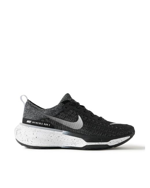 Nike Black Zoomx Invincible 3 Flyknit Running Sneakers for men