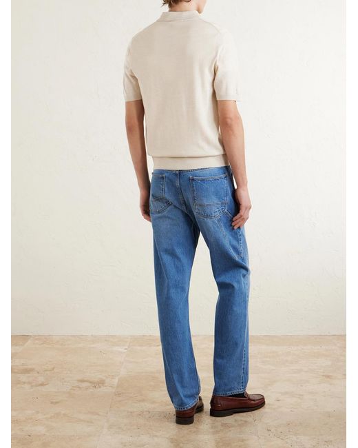 Mr P. Natural Merino Wool Polo Shirt for men