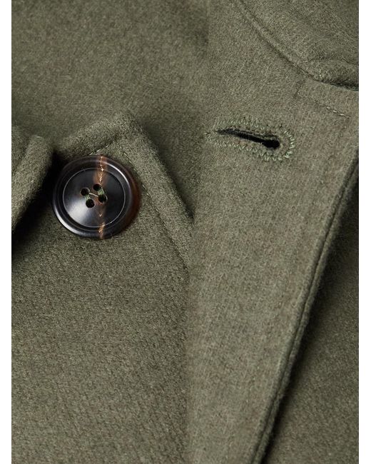 Ghiaia Green Wool-Flannel Jacket for men
