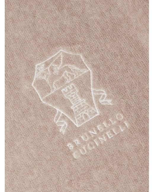 Brunello Cucinelli Natural Cotton-Terry Bathrobe for men