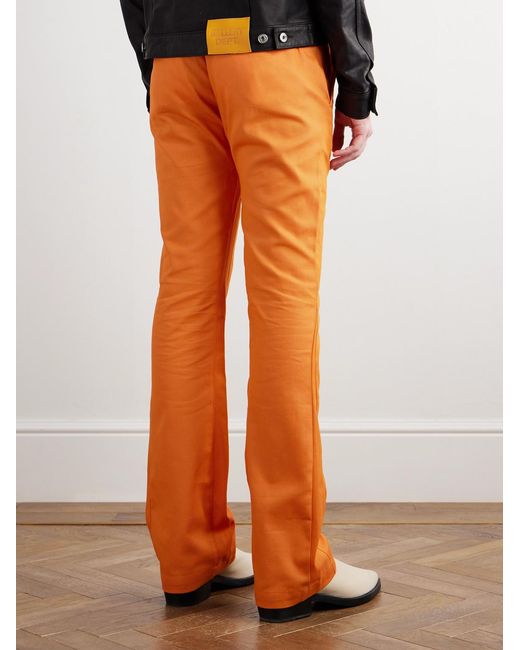 GALLERY DEPT. Orange Flared Cotton-Twill Chinos for men