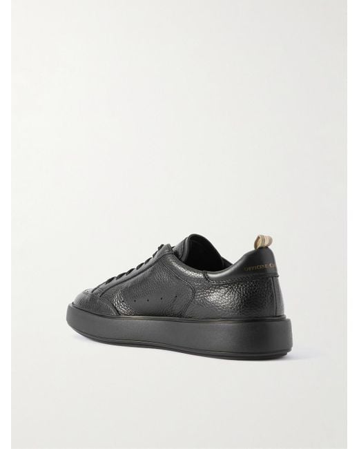 Officine Creative Sequel 001 Sneakers aus vollnarbigem Leder in Black für Herren