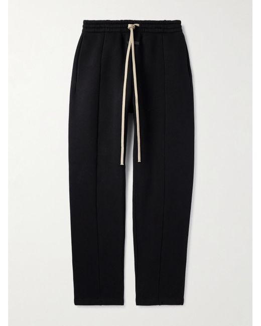 Fear Of God Gerade geschnittene Jogginghose aus Jersey aus einer Baumwollmischung in Black für Herren