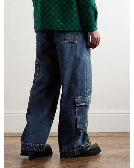 Gucci Blue Straight-leg Jeans for men